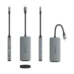 ADAM element CASA Hub A08 USB-C 8-in-1 Multi-Function Hub 100W PD - تصویر 2