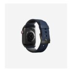 Uniq Straden WaterProof 49/45/44mm Genuine Leather Hybrid Strap Prussian Blue - تصویر 2