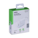 Belkin BoostCharge Pro Dual USB-C Wall Charger with PPS 40W