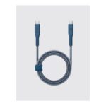 ENERGEA USB-C Cable Flow 240W 5A USB-C to USB-C Fast Charging Cable 150CM - Blue