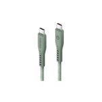 ENERGEA USB-C Cable Flow 240W 5A USB-C to USB-C Fast Charging Cable 150CM - Green - تصویر 2