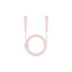 ENERGEA USB-C Cable Flow 240W 5A USB-C to USB-C Fast Charging Cable 150CM - Pink