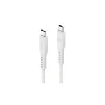 ENERGEA 240W 5A USB-C to USB-C PD Fast Charging Cable 150cm White - تصویر 2