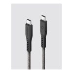 ENERGEA Flow 240W 5A USB-C To USB-C PD Fast Charging Cable 20GBps 30CM Black - تصویر 2