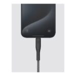 ENERGEA Flow 240W 5A USB-C To USB-C PD Fast Charging Cable 20GBps 30CM Black - تصویر 4