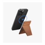 Uniq Lyft Magnetic Snap-On Stand And Card Holder Nautical Brown - تصویر 2