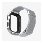 Spigen Metal Fit Pro Case And WatchBand Apple Watch Series 45/44mm ACS04584 Silver - تصویر 3