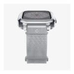 Spigen Metal Fit Pro Case And WatchBand Apple Watch Series 45/44mm ACS04584 Silver - تصویر 10