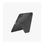 Uniq Moven New iPad Pro 13-inch (2024) M4 With Build-in Pencil Holder Tough Hybrid Protective Case Grey - تصویر 4