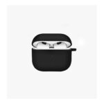 Uniq Nexo Active Hybrid Silicone AirPods 3rd Gen Case With Sports Ear Hooks - Charcoal (Grey)
