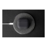 Uniq Nexo Active Hybrid Silicone AirPods 3rd Gen Case With Sports Ear Hooks - Charcoal (Grey) - تصویر 6