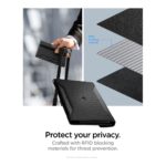Spigen Case (Coque) Passport with Travel items Anti RFID-Hacking AFA05538 Black - تصویر 28