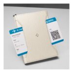 Spigen Case (Coque) Passport with Travel items Anti RFID-Hacking AFA08348 Dune Beige - تصویر 3