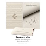 Spigen Case (Coque) Passport with Travel items Anti RFID-Hacking AFA08348 Dune Beige - تصویر 27