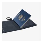 Spigen Case (Coque) Passport with Travel items Anti RFID-Hacking AFA08721 Navy Blue - تصویر 5