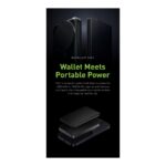 ENERGEA MagWallet Cash 10K PD20W Bi-Magnetic Power Bank with Interchangable Card Wallet Module GunBlack - تصویر 6