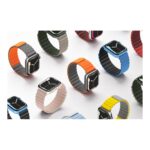 Uniq Revix Reversible Magnetic Apple Watch Strap 45/44/42mm (Pink/Beige)