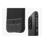 Spigen iPhone 15 Pro Max Rugged Armor ACS06561 Black - تصویر 11