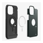 Spigen iPhone 15 Pro Max Tough Armor MagFit ACS06594 Black - تصویر 8