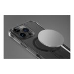 UNIQ Eleva iPhone 16 Pro Max Slim Hybrid Protective Case with Built-in KickStand MagSafe - Black - تصویر 2