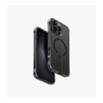 UNIQ Eleva iPhone 16 Pro Max Slim Hybrid Protective Case with Built-in KickStand MagSafe - Black