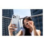UNIQ Eleva iPhone 16 Pro Max Slim Hybrid Protective Case with Built-in KickStand MagSafe - Clear - تصویر 2
