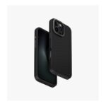 Uniq Keva Max iPhone 16 Pro Max Genuine Aramid Fiber Case Ultra Tough With Build-in KickStand - Black