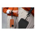 UNIQ Lyden iPhone 16 Pro DUO Series Protective Vegan Leather Case With Aluminum Camera Bazel 2.5m Drop Test - Black - تصویر 4