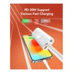 VEGER Mini Fast Charger Power Bank MagFan 10000mAh Apple Watch Wireless Charging 25W Maximum Output - تصویر 8