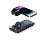 VEGER MagMulti WireLess All In One Power Bank 10000mAh PD 20W Magnetic Wireless Charging AppleWatch Wireless Charging 22.5W Maximum OutPut - تصویر 2