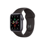 AppleWatch Series 5 44mm Space Gray Aluminium Case Black Sport Band MWVF2FD/A - تصویر 2