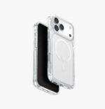 UNIQ iPhone 17 Pro Max Case LifeProXtreme with Anti-Fingerprint - Slim Hybrid Protective Case with Curved AirLite Corners - Tinsel Lucent
