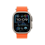 Apple Watch Ultra 2 49mm Titanium Orange Ocean Band MREH3LL/A USED