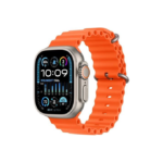 Apple Watch Ultra 2 49mm Titanium Orange Ocean Band MREH3LL/A USED - تصویر 2