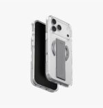 UNIQ iPhone 17 Pro Max Case Heldro Air Protective FelxGrip Case with Enhanced Magnetic Charging - Lucent Clear