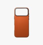 UNIQ Lyden iPhone 17 Pro Max DUO Series Sleek Leatherette Case With Reinforced Aluminum Camera Bezel 2.5m SGS Drop Test - Flame Orange/Flint Grey - تصویر 5