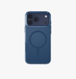 UNIQ iPhone 17 Pro Max Case Clario (Solid Shield) - Eco Friendly Shield with Lasting Colour Retention - Dual Defense AirMax Bumper - Royal Blue - تصویر 2
