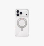 UNIQ iPhone 17 Pro Max Case Swivix (Rotating Kickstand) Sleek Hybrid Clear Case with Durable 360* Rotating Kickstand 2.5m SGS Drop Test - Lucent Clear - تصویر 2