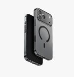 UNIQ iPhone 17 Pro Max Case AirSuit (ScratchGuard) Ultra-Slim Armor-Grade Tough Case with Long-Lasting Clarity Full Frame Defense - Glossy Smoke