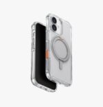 UNIQ iPhone 17 Case Swivix (Rotating Kickstand) Sleek Hybrid Clear Case with Durable 360* Rotating Kickstand 2.5m SGS Drop Test - Lucent Clear