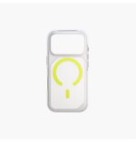 UNIQ iPhone 17 Pro Case Combat Active with 3-Tire Shocksorb Bumper - Rugged Protective Case with Triple-Layer Impact Shield - Glow in the Dark - Frost Clear/Lume-Lime - تصویر 6