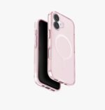 UNIQ iPhone 17 Case Clario (Solid Shield) - Eco Friendly Shield with Lasting Colour Retention - Dual Defense AirMax Bumper - Primrose Pink