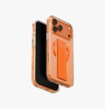UNIQ iPhone 17 Pro Max Case Heldro Air Protective FelxGrip Case with Enhanced Magnetic Charging - Volt Orange